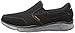 Skechers Men's Equalizer Persistent Slip-On Sneaker, Black/Gray, 10 M US