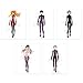 Crystal Watercolor Neon Poster Prints - Set of 5 (8x10) Minimalist EVA Pilot Anime Fanart Wall Art Decor