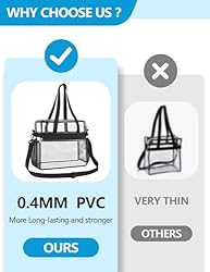 Paxiland Clear Bag for Stadium Events