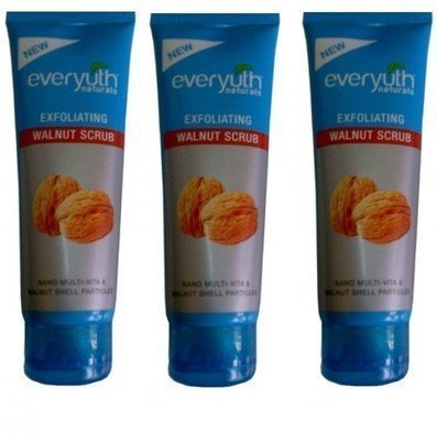 Everyuth Exfoliating Walnut Scrub 100g (pack Of 3) (300 G)