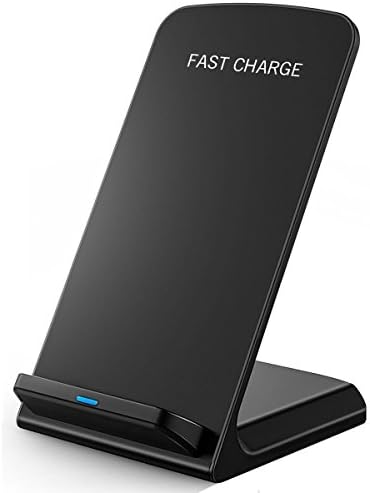 Wireless Charger, Qi Wireless Charging Pad Stand for iPhone X iPhone 8 iPhone 8 Plus/Samsung Galaxy Note8, S8/S8 Plus/S7/S7 Edge and All QI-Enabled Devices