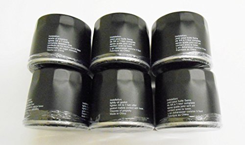 6 Pack, Oil Filters For Kohler 12 050 01, 12 050 01-S, 1205001S, John Deere AM125424, GY20577, Ariens 082000204, 21397200