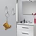 FOTYRIG Adhesive Hooks Wall Hooks Stainless Steel Hooks Stick on Hooks for Jewelry Organizing, Hat Hooks, Coat Hook, Key Hook - Home Kitchen Bathroom Shower Dorm Room Organizer (6, Small)