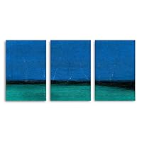3 Piece Canvas Wall Art - Abstract Color - Canvas Prints Home Artwork Decoration for Living Room,Bedroom - 16