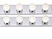 Four Light Vanity Strip, Polished Chrome, 24-Inch, (2 Pack)