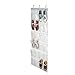 Honey-Can-Do 24-Pocket Non-Woven Over The Door Shoe Organizer, White