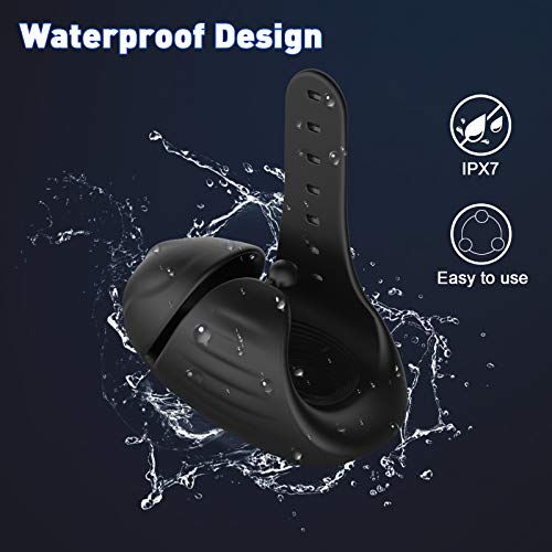 Urnight Penis Vibrator Male Masturbators Penis Massager with 8 Vibration Modes,Glans Trainer Masturbation for Retarded Ejaculation,Adjustable Vibrating Size Sex Toy for Male