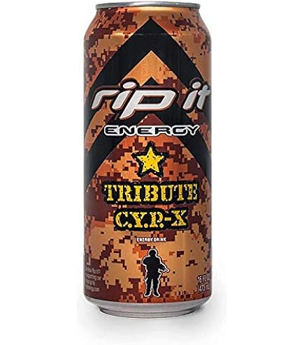 Amazon.com : Rip It Tribute C.Y.P.-X Energy Drink, 16 oz (24 Cans