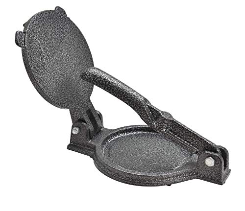 Tortilla Press, Cast Iron, ARC USA, Heavy Duty, Even Pressing, Sopes Maker, Gorditas Maker, 5 Inch Press Diameter