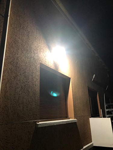 STASUN 32W 2800LM LED Security Motion Sensor Light with Wide Lighting Angle, 5000K Daylight, 240°Sensing Angle, Waterproof Dusk to Dawn Flood Light for Garage, Garden, Deck, Porch (White)