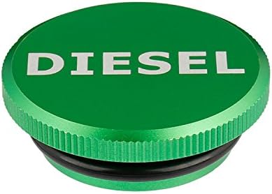 Green Billet Aluminum Magnetic Diesel Fuel Cap (2013-2017) for Dodge Ram Auto Parts