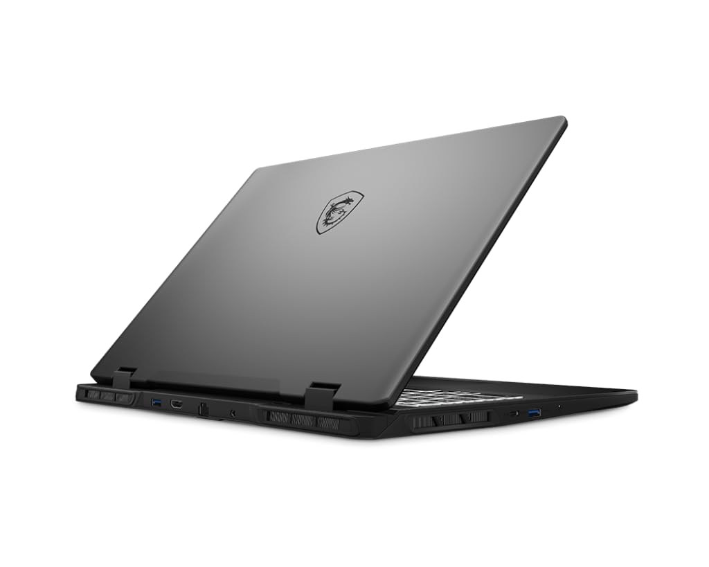 MSI Creator M16 HX C14VEG-090XES Laptop, 40,6 cm (16 Zoll), QHD+ (Intel Core i7 14700HX, 16 GB RAM, RTX 4050, 1 TB SSD, Free Dos) Lunar Gray - Spanische QWERTY-Tastatur