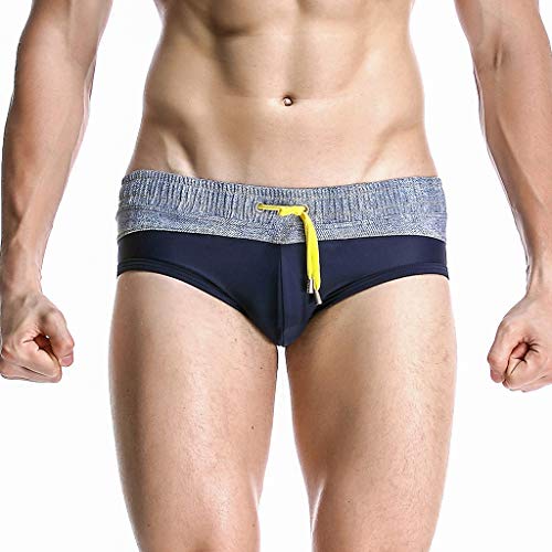 Sunyastor Stripe Bikini Trunk Hot Low-Rise Swimming Underwear Triangle Shorts Body Swimwear Swimming Briefs Swimsuit - Thumbnail 2