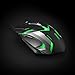 AIRFOX GS2000 Gaming Mouse with 7 Soothing LED Colors, 3200 Adjustable DPI 4 Levels, 6 Buttons Ergonomic, PRO Wired Gaming Mouse for PC