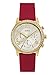 GUESS Red Rhinestone Multifunction Watch