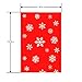 Pack4Life 10x13 Winter Poly Mailers with Elegant Snowflake Patterns Holiday Self Sealing Shipping Envelopes Bags Pack of 100