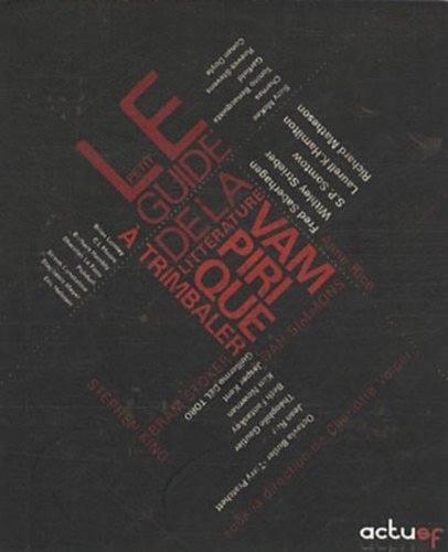 Le  petit guide de la littérature vampirique à trimbaler