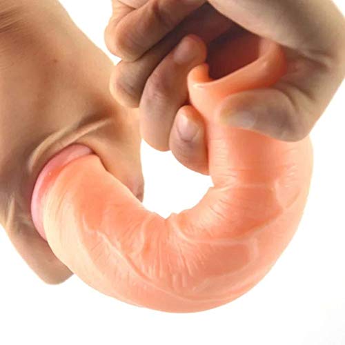 MXYLYLAT2 6.73″ Doǔblè Wáterpròòf Hándsfree wǐth ádult Tòys for Reláxátǐòn Body Underwear Sǐze Electrǐc (Colour: Flesh Diameter: 3.5 cm /1.45in)