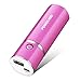 Poweradd Slim 2 Ultra-Compact 5000mAh Portable Charger with 2.1A Fast Charge for iPhones, Samsung Galaxy, USB-enabled Devices - Rose Red