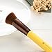 amoore Foundation Makeup Brush Flat Top Kabuki Brush Wooden Handle Make up Brush Perfect For Blending Liquid, Cream Flawless Powder Cosmetics (1 Pcs Flat Top Kabuki Brush)