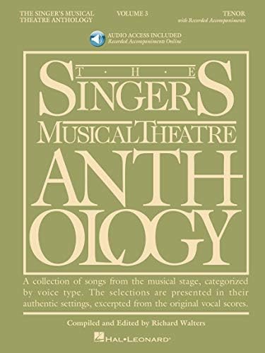 Singer's Musical Theatre Anthology – Volume 3 Tenor Book