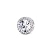 SWEETV Cubic Zirconia Stud Earrings, 8mm Round Cut, Rhinestone Hypoallergenic Earrings for Women & Girls