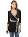 PattyBoutik Women's Long Sleeve Wrap Tunic Top