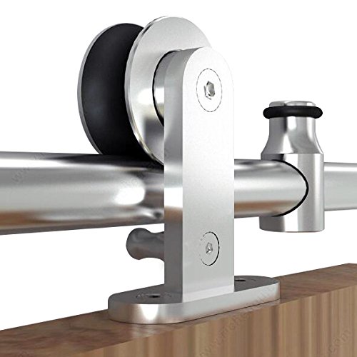 Buy AiHom 2m Stainless Steel Slding Door Barn Track Kit Hardware