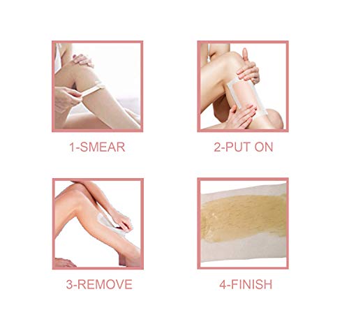 image for Charmyth Wax Strips Hair Removal, Body and Facial Non-Woven Wax Strips