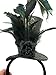 Black Sequins Steampunk Top Hat with Feathers Headband Costume Accessory
