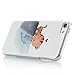 MOLLYCOOCLE iPod Touch 6 Case, Cat and Fish Fall in Love Painted Pattern Case for iPod Touch 5 with Phone Screen Pen and Phone Dust Plug -3Pcs
