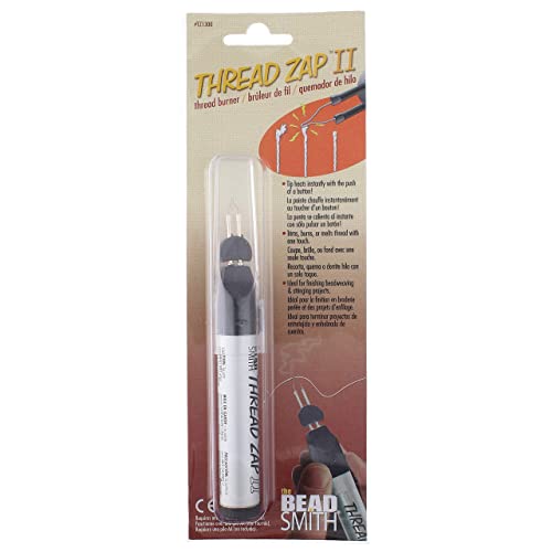 The Beadsmith Thread Zap, Thread Burner, 5.25 inches, Push Button