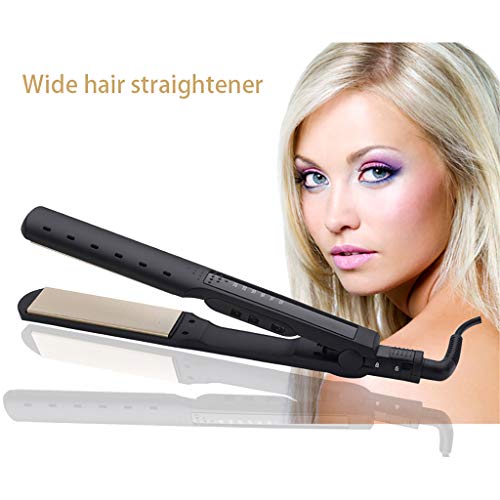Sonmer Professional Heating Steam Flat Iron Wand Ceramic Wet Dry 2 in 1 Hair Straightener for All Hair Types