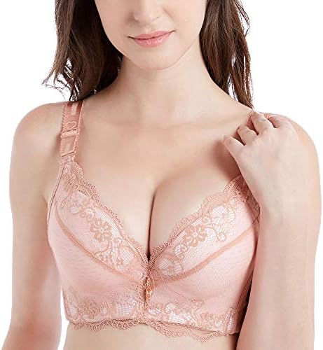 FallSweet Padded Push Up Lace Bras for 34A to 44C Underwire (Beige, 42C) | Pricepulse