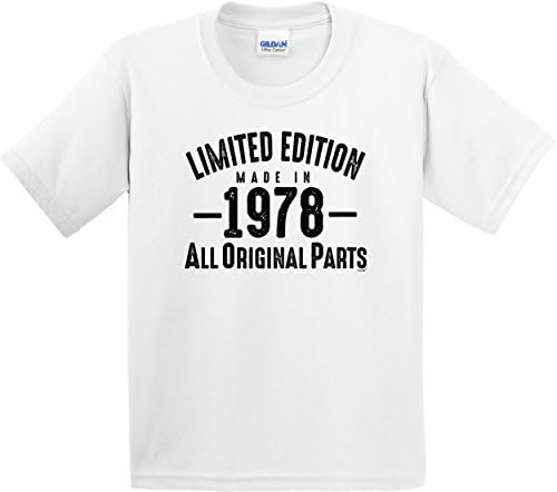 Tee 40th Birthday Gifts Limited Edition Made In 1978 All Original Parts-1978-TEE-0073-S-White