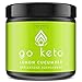Go Keto Exogenous Ketones Powder Supplement - BHB Salts for Ketogenic Diet to Support Fat Burn, Weight Loss, Energy Boost, and Maintaining Ketosis - Lemon Cucumber Flavor, 16 Servings