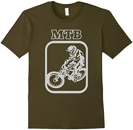 Men's MTB Downhill Freeride Mountain biking t-shirt Medium Olive