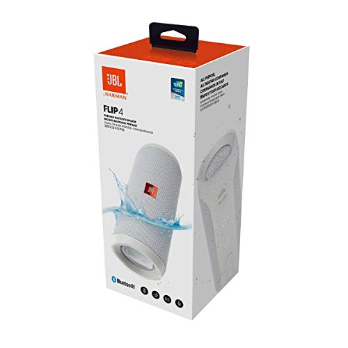 4 JBL+White+Flip4+Bluetooth+Speaker