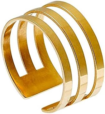 Zag Bijoux 3 Row Ring (Yellow Gold)