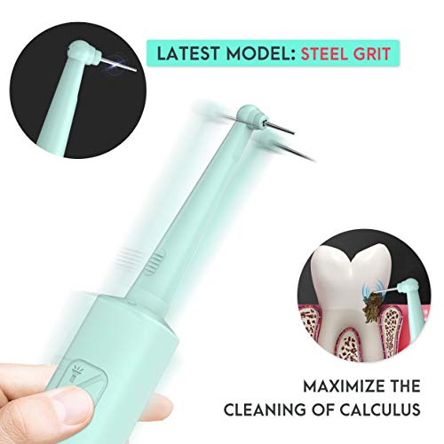 ATYIME Electric Plaque Remover Tartar Removal, Steel Grit Teeth