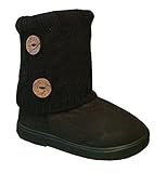 New Girls Toddlers Kids Slouch Comf Midcalf Suede Boots Shoes