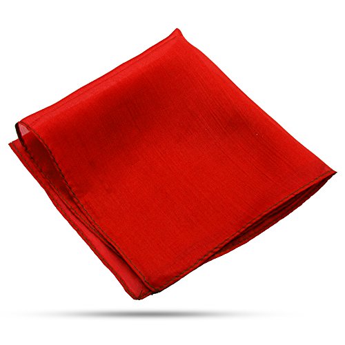 Magic Makers Professional Grade 18 Inch Magician's Silk (Red)