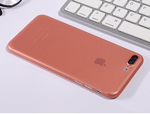 iPhone 7plus Case,Ultra-Thin 0.4mm Silicone Shell iAnko New Upgrade Environmental Protection PP Material Not Change Color Anti-Fingerprint Anti-Oil Micro-Matte Case Applies For iPhone7plus (Rose Gold)