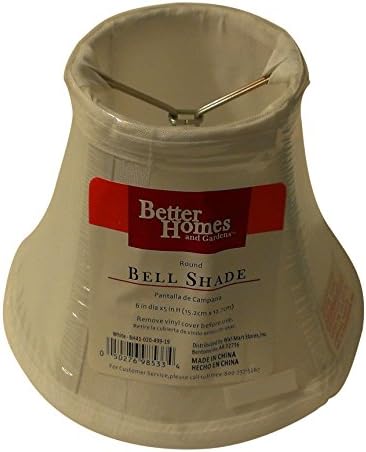 Shop Shade Bell Chandelier/Sconce Lamp Shade with Pom Poms, White