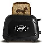 Pangea Brands TSTE-PET-DACH 2-Slice Pet Emblazing Toaster, Dachshund