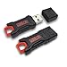 GorillaDrive Red Text 16GB Ruggedized USB Flash Drive