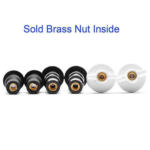 Universal Toilet Seats Screws and Bolts Metal - Toilet Seat Hinges Bolt Screw Nuts Top Mount Seat Hardware for Toilet and Toilet Seat Replacement Parts Kit(3 Various Choice - 3 Solution)