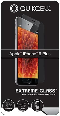Quikcell Protection Screen Protector for Apple Iph6 Plus - Retail Packaging - Glass
