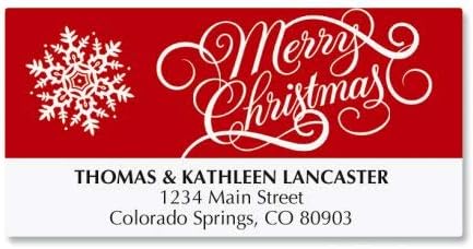 Holiday Personalized Return Address Labels Address Labels We ...