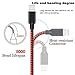 MSXRAYSON Phone Charger 4Pack 3FT 6FT 6FT 10FT Nylon Braided USB Cable & Syncing Cord Compatible Phone Charger X 8 8Plus 7 7Plus 6S 6S Plus (Black&Red)